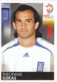 Theofanis Gekas Greece samolepka EURO 2008 #381